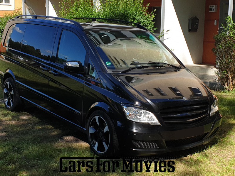 CarsForMovies | Mercedes Benz Viano 2014 Deutschland Schwarz Schwarz Zivilfahrzeug Bus Berlin 5526 Transporter Sportfelgen